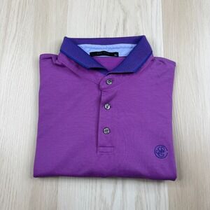 Greyson Mens Purple San Francisco Golf Club Logo Performance Polo Shirt Size XL